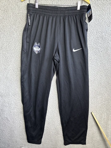 UCONN Huskies Pants Men's Medium Dri-FIT Basketball Warm-Up Black Cover