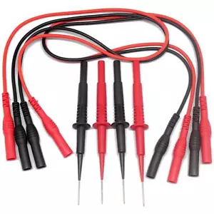2 Aidetek Sharp hard Needle Tipped Tip Multimeter Probes Test Leads 4 Fluke - Bild 1 von 1