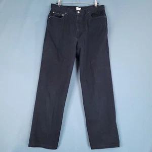 Calvin Klein Jeans Men's Easy Fit Denim Pants Straight Leg Black Size 36 x 34 - Picture 1 of 9