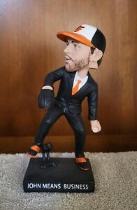 John Means "Business" Bobblehead Baltimore Orilole's Stadium Give a Way