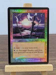 Unholy Grotto Foil Onslaught Holo Magic The Gathering MTG Karte NEAR MINT Land - Bild 1 von 13