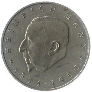 German Coin Germany 20 Mark | Heinrich Mann | 1971 - Picture 1 of 8