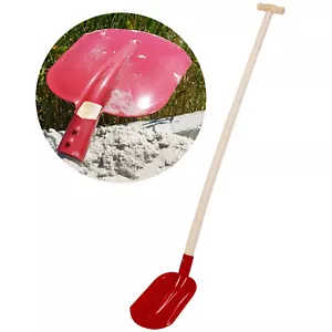 REKORD Emsländer Schaufel Garten Graben Erde Sand Holzstiel Stahl rot 135 cm - Bild 1 von 4