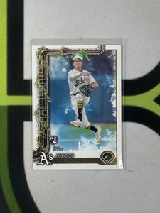 2025 Topps Holiday Jacob Wilson Elf Hat Image Variation SP Rookie Card RC #H4 - Bild 1 von 1