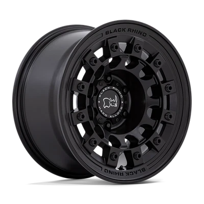 17x8 Black Rhino Fuji Matte Black Wheels 5x4.5 (20mm) Set of 4 - Image 1 of 4