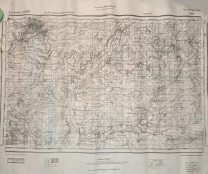 PLAN CARTE DE FRANCE - CAMBRAI - Carte de l'Armée Allemande - LAMBERT 1943 - Picture 1 of 2