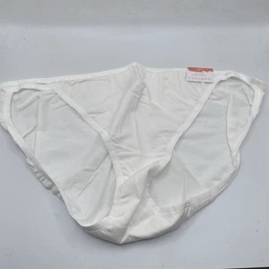Lane Bryant Cacique Cotton String Bikini Panty White Size 14/16- NWT - Picture 1 of 6