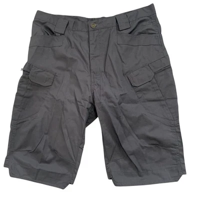 NUEVO PANTALÓN CORTO CARGO GRIS POLIÉSTER/ALGODÓN TALLA 2XL Foto 1 de 4