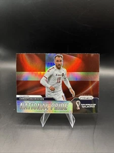 Christian Eriksen 2022 Panini Prizm Copa Mundial Orgullo Nacional #7 Dinamarca Estuche Hit - Imagen 1 de 2