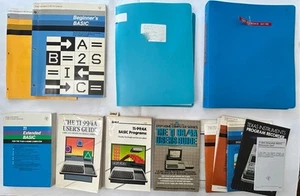Lote de libros Texas Instruments TI-99/4a guía del usuario TI Forth manual de computadora vintage - Imagen 1 de 11