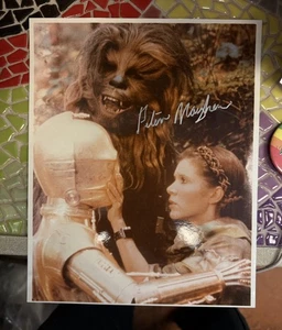 Peter Mayhew signed Star Wars Chewbacca Foto Autogramm COA - Bild 1 von 3