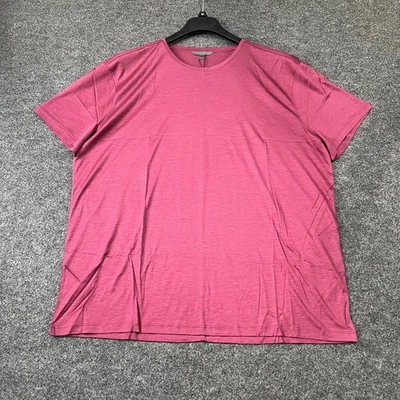 Camiseta para hombre JOHN VARVATOS corte regular Amato cuello redondo talla 2XL ciruela Foto 1 de 4