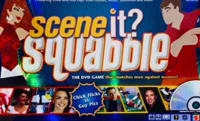 Scene it Squabble DVD Game Family Party Activity Entertainment Trivia Music NEW - Image 1 of 2