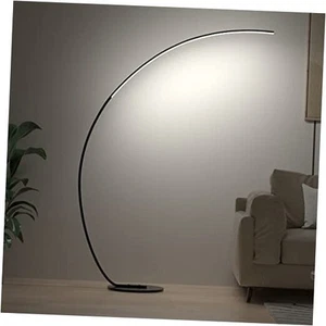 RGBW Modern 69.99 inch Arched Standing Reading Floor Lamp with Black (CCT+RGB) - Picture 1 of 7