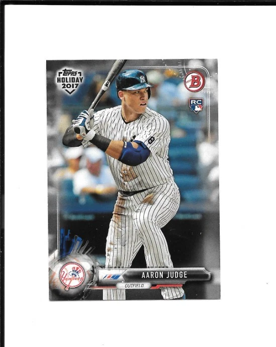 2017 Topps Holiday Bowman Rookie Aaron Judge - Image 1 of 1