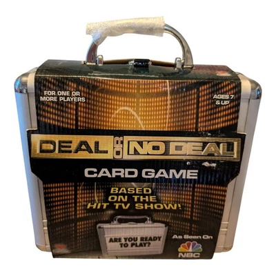 Vintage Deal Or No Deal Card Game in Silver Briefcase NEW Sealed Rare  - Image 1 of 2