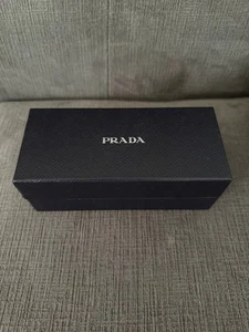 PRADA leere Brillenbox schwarz Karton Geschenkbox groß echt original - Bild 1 von 6