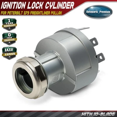 点火锁气缸 Zamak 5 带 7 刀片适用于 Kenworth T300 T400 57759548WC — 第 1/4 张图片