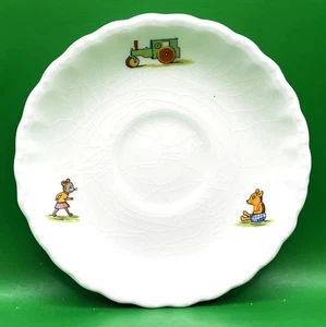 De colección Grindley Inglaterra Plato Platillo Infantil Años 30 Años 40 Juguete Juego de Té Ratón Tractor - Imagen 1 de 9