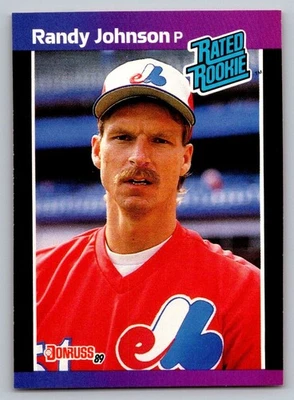  1989 Donruss Randy Johnson #42 Rated Rookie Card - Image 1 of 2