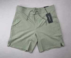 Western Rise Boardshorts da uomo Nomad taglia 34 - verde salvia - Foto 1 di 5