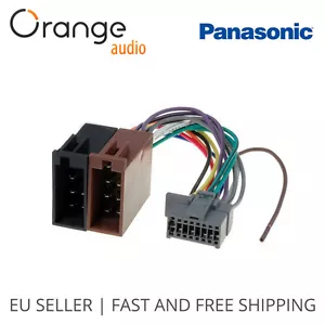 Arnés conector de radio conector de cableado de cableado de plomo Panasonic de 16 pines a ISO - Imagen 1 de 1