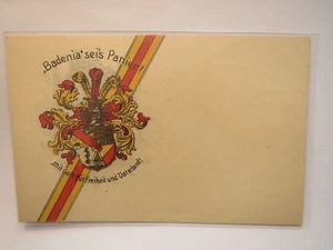 Landsmannschaft Badenia Mittweida - Wappen / Karte - Studentika - Bild 1 von 2