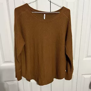 Suéter Mudd, Jr XXL, Diseño Waffle Marrón Cacao - Imagen 1 de 3
