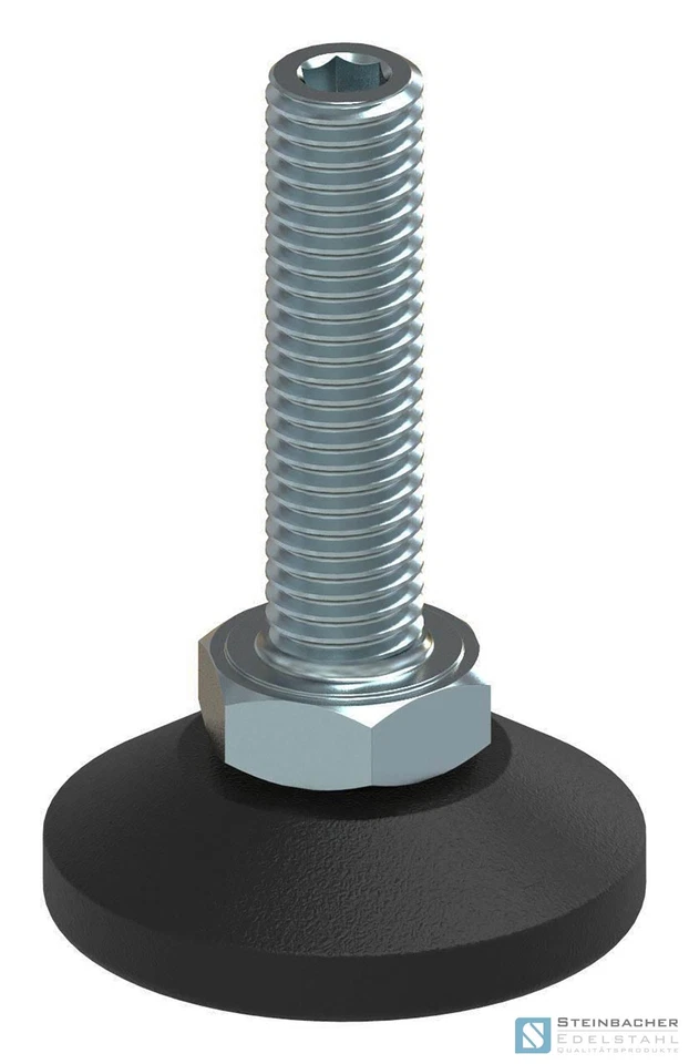 Justierschraube mit Innensechskant, Fuss-Ø 38mm, M10 x 40 | STEINBACHER©