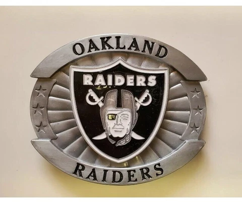 Siskiyou Sports NFL Oakland Raiders Belt Buckle New Cover
