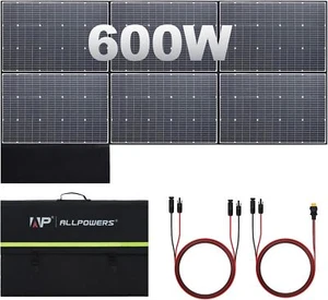ALLPOWERS 600W SP039 Solar Panel Kits Foldable Monocrystalline For Generator Use - Picture 1 of 8