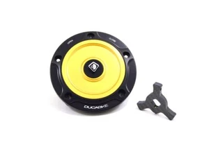 Fuel Tank Cap Black-gold Ducabike For Ducati Supersport 800 2003 > 2005 - Picture 1 of 1