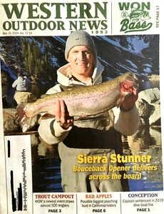 WESTERN OUTDOOR NEWS SPORTSMAN MAGAZINE May 10, 2024 Fishing HUNTING Squirrel - Picture 1 of 10