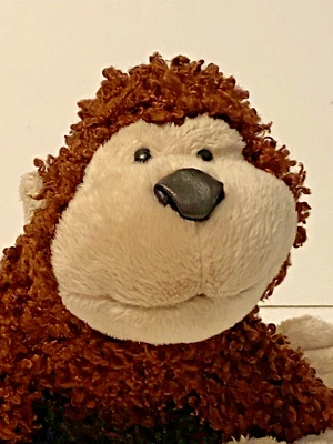 WEBKINZ GANZ CHEEKY MONKEY Stuffed Animal Plush Toy Brown Retired 8" NO CODE - Image 1 of 4