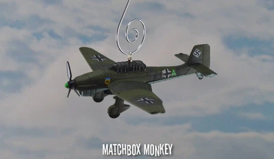 Segunda Guerra Mundial Junker Ju 87 Stuka Único Propulsor Navidad Adorno Avión Avión Avión Foto 1 de 4