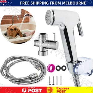4PCS Bidet Douche Toilet Spray Set Shattaf Shower Head Hose Sprayer Kit Hand AUS - Picture 1 of 13