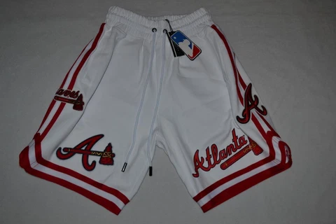 PRO STANDARD  ATLANTA BRAVES  LOGO WHITE  MENS SHORTS ALL SIZES NEW Cover
