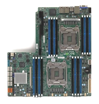 SuperMicro X10DRW-i DDR4 DualLGA 2011 Server Motherboard Tested Working - Image 1 of 3
