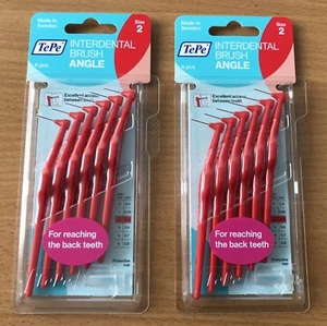 Tepe Interdental Angle Brush Red Size 2 x 2 Pack - Picture 1 of 5
