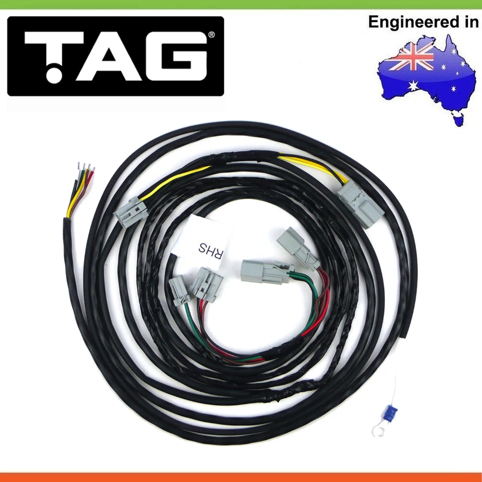 Arnés de cableado de barra de remolque TAG ajuste directo para adaptarse a MAZDA 3 BL 2,0 L 4JJ1TC 4 cilindros sedán Foto 1 de 4