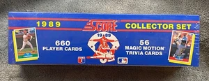 1989 Score,,Sammler Set 660 Spielerkarten und 56 Magic Motion Trivia Karten,,Neu - Bild 1 von 2
