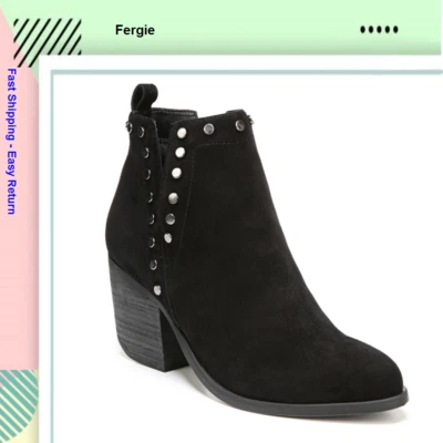 Fergie Mariella Ankle Boot Shoe, Black,Size 8.5 M - Image 1 of 4