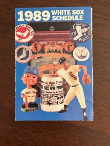 1989 Chicago White Sox - Pocket Schedule / Calendar - MLB Baseball - Miller Lite - Picture 1 of 2