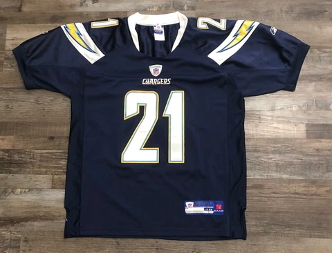 Vintage Reebok NFL San Diego Chargers LaDanian Tomlinson Jersey Sewn Size 48 Cover
