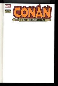 Conan The Barbarian 2019 Marvel Blank Sketch Comic Book Variant #1 C3 - Picture 1 of 4