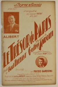 Partition de musique chanson parole Le Trésor de Paris P. Brédant G. Andolfi - Bild 1 von 1