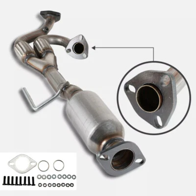 Convertidor catalítico tubo de escape flexible en Y para Nissan Máxima Quest 3,5 L 2004-2009 Foto 1 de 4