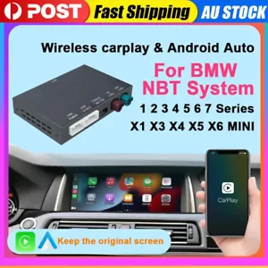 Wireless CarPlay for BMW NBT ID4 System 1 2 3 4 5 6 7 Series 1 X3 X4 X5 X6 AUS - Picture 1 of 12