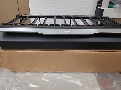 Legrand MM20 Horizontal Manager, 2RU, Black (MM20HMF2RUB) - Image 1 of 4