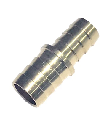 3/4" X 5/8" Hose ID Brass Barb Reducer SPLICER Fitting Fuel / AIR / Water / Oil - Image 1 of 4